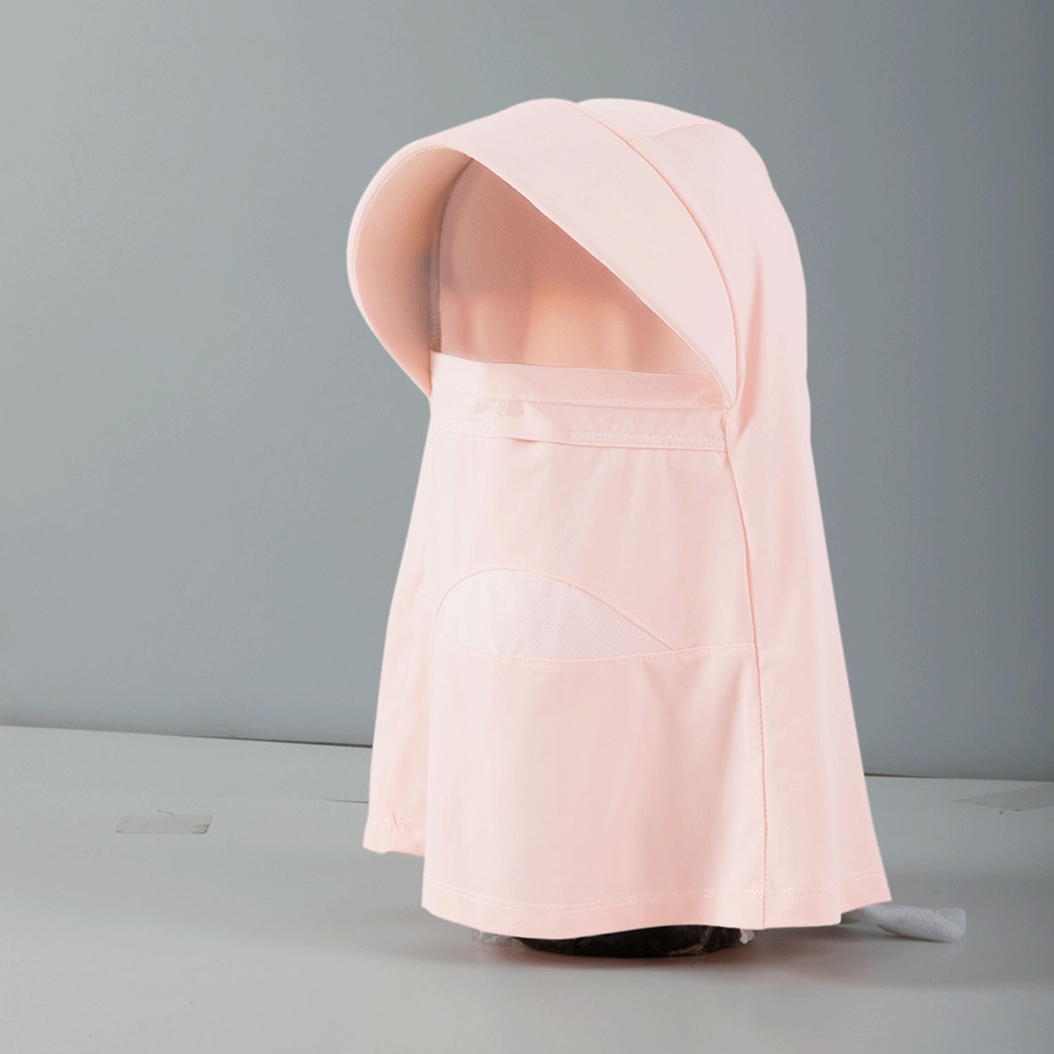 夏に差が出るUVフード ピンク・グリーン - 画像3