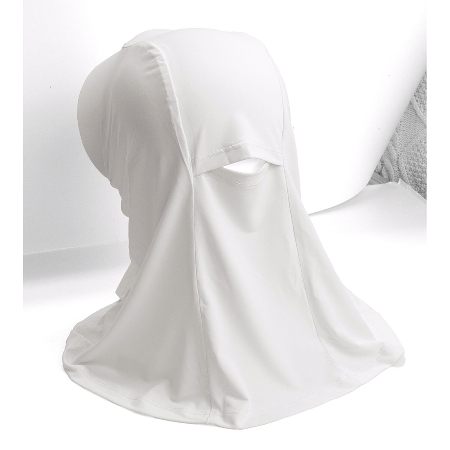 夏に差が出るUVフード グレー - 画像3