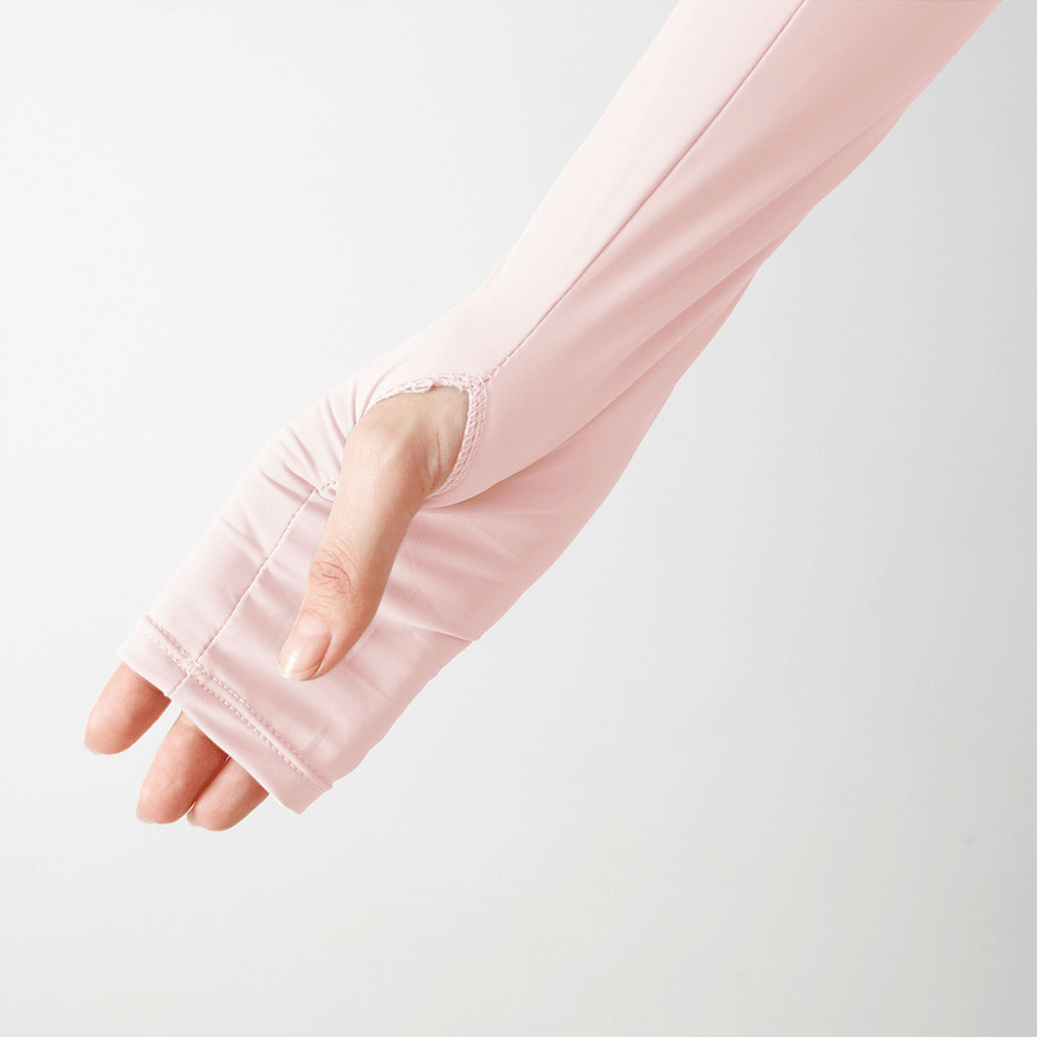 夏に差が出るUVアームカバー ピンク・グリーン - 画像6