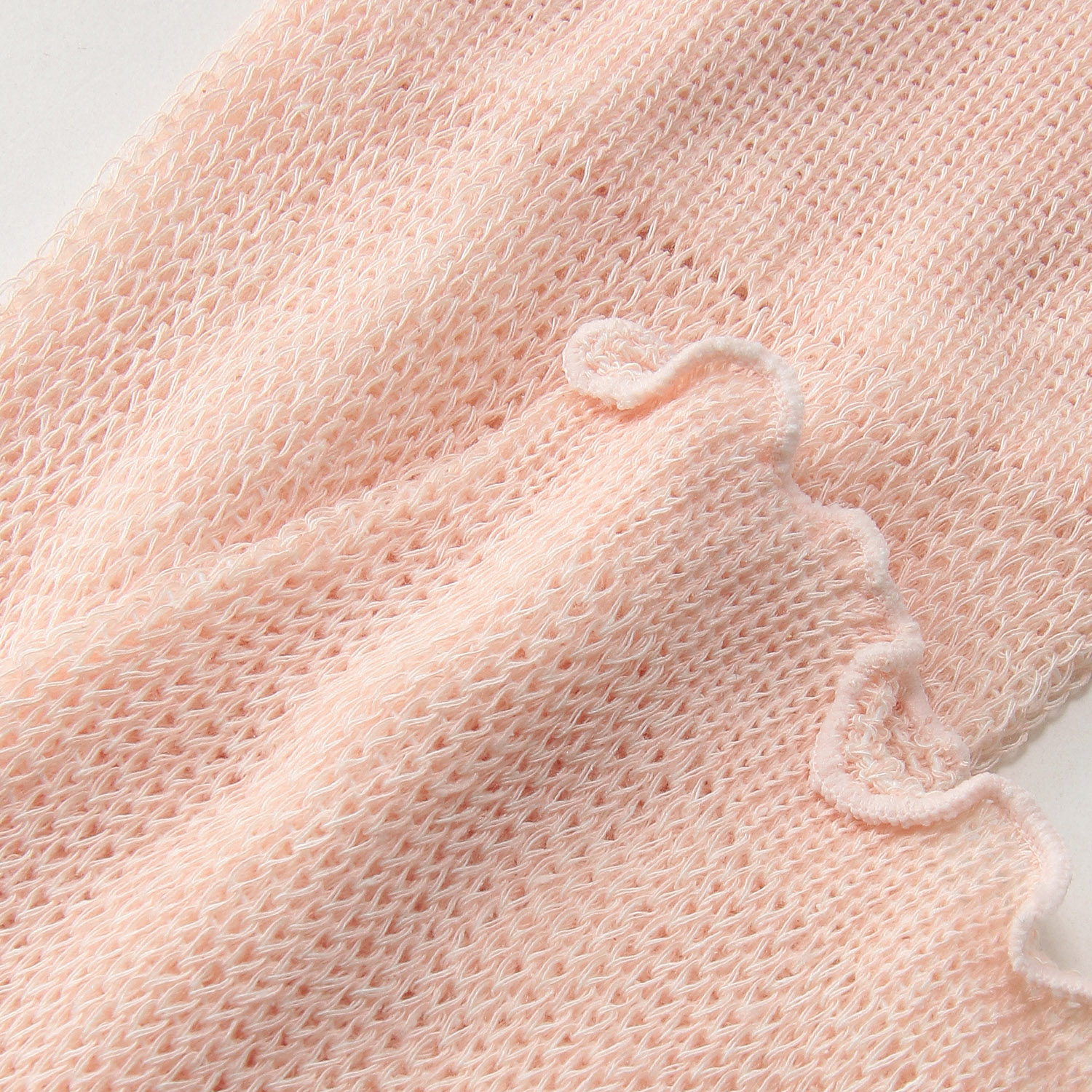 シルクネットレッグウォーマー ピンク - 画像3