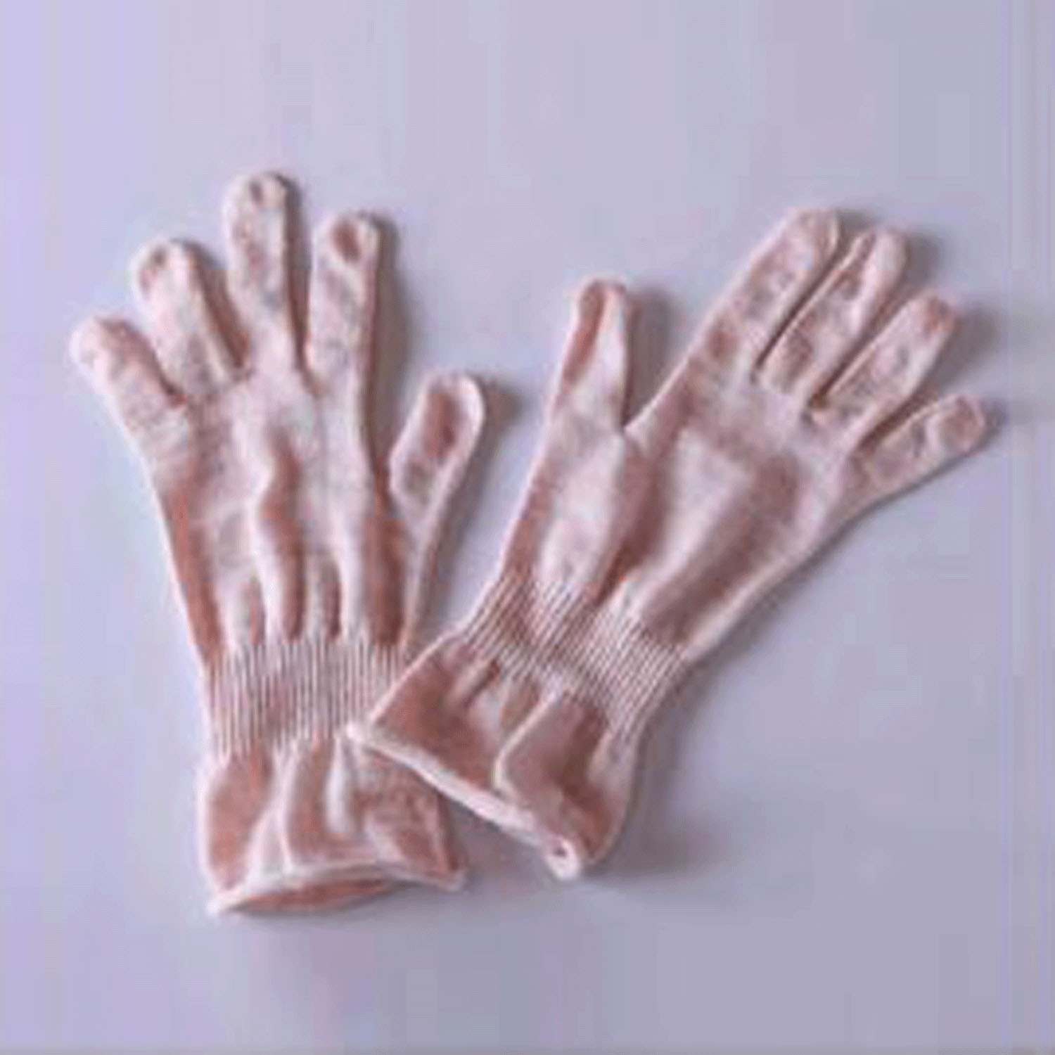 シルクの手袋 ピンク - 画像1