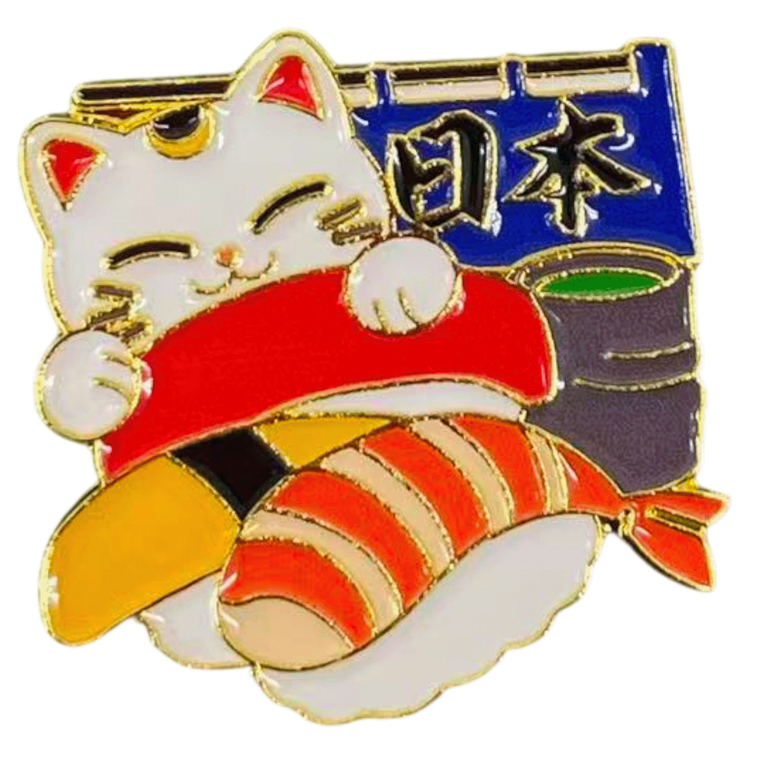 和モチーフピンズ 5個セット - 画像3