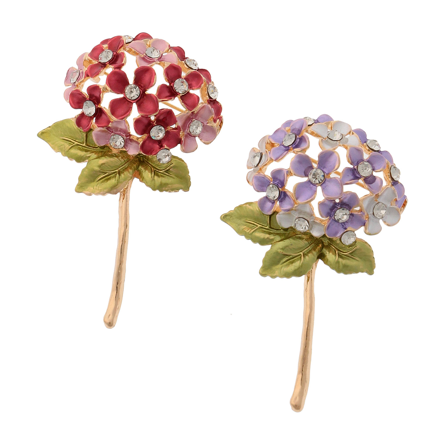 紫陽花ブローチ - 画像1