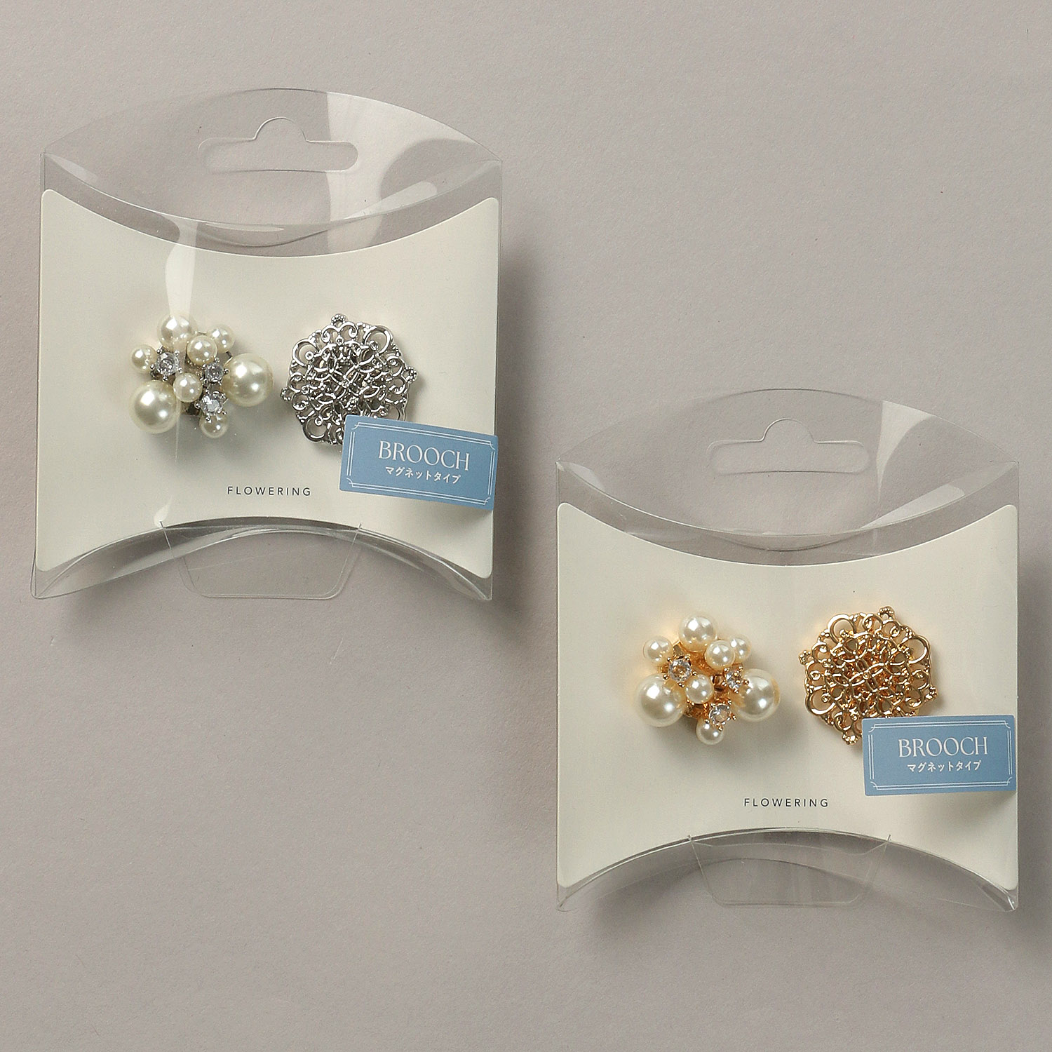 マグネットブローチ 2個セット - 画像1