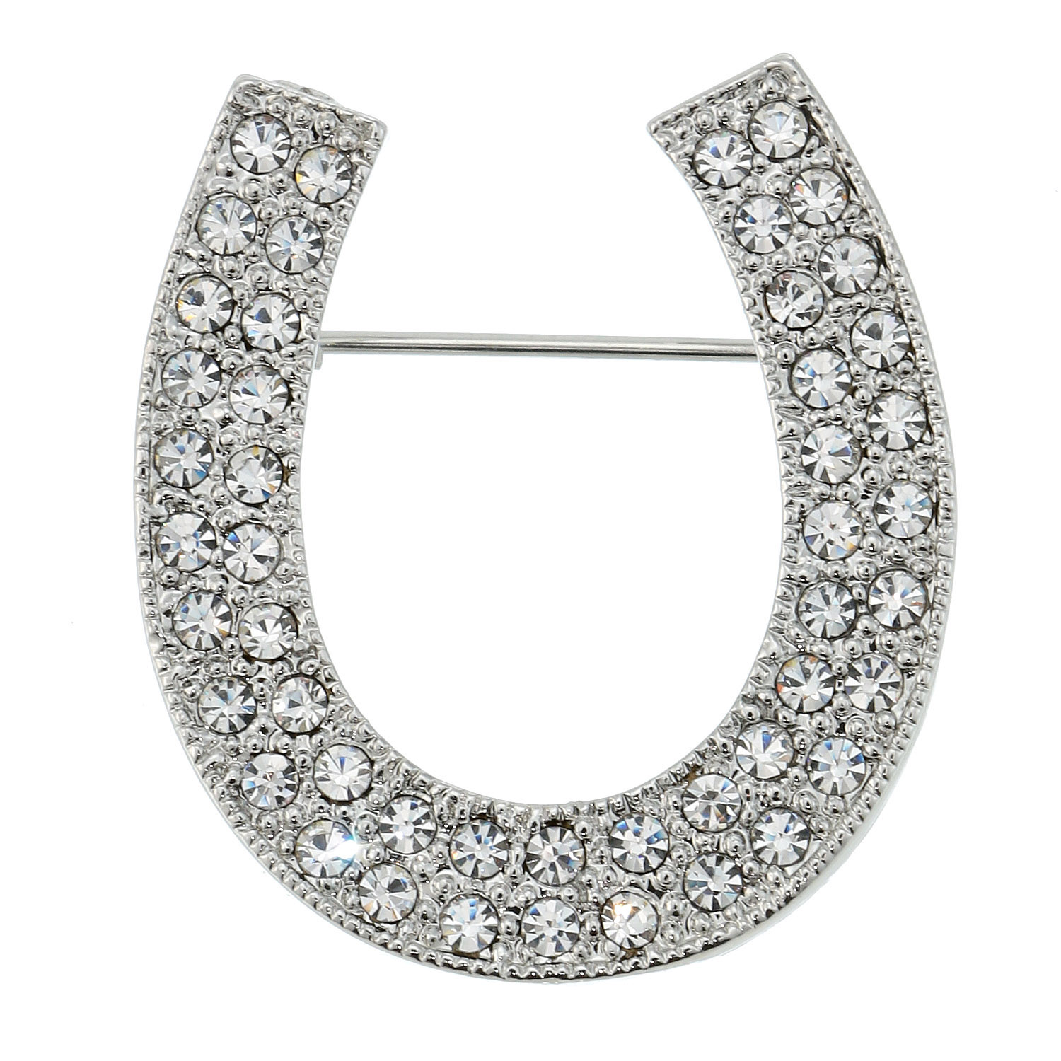 馬蹄ストーンブローチ - 画像1