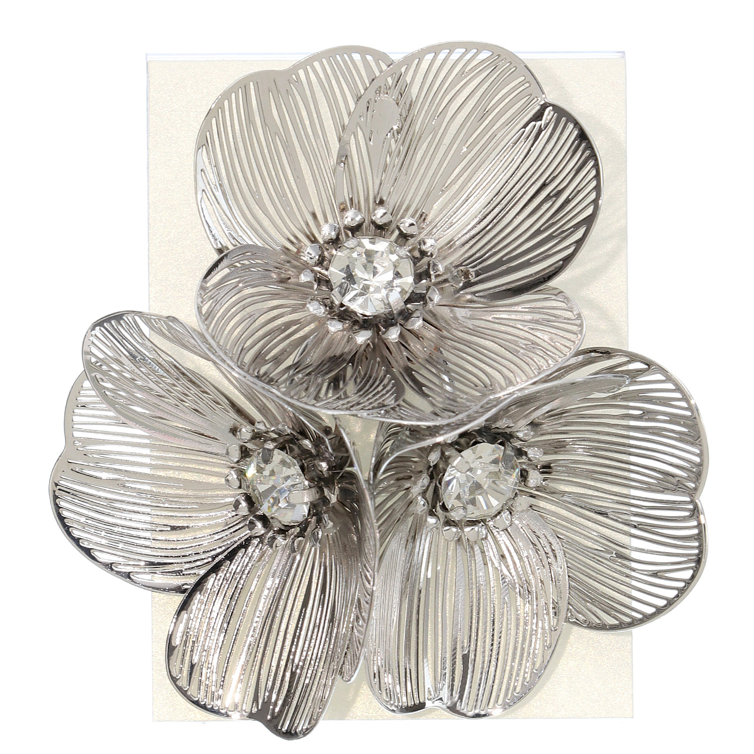 メタルフラワータックピン