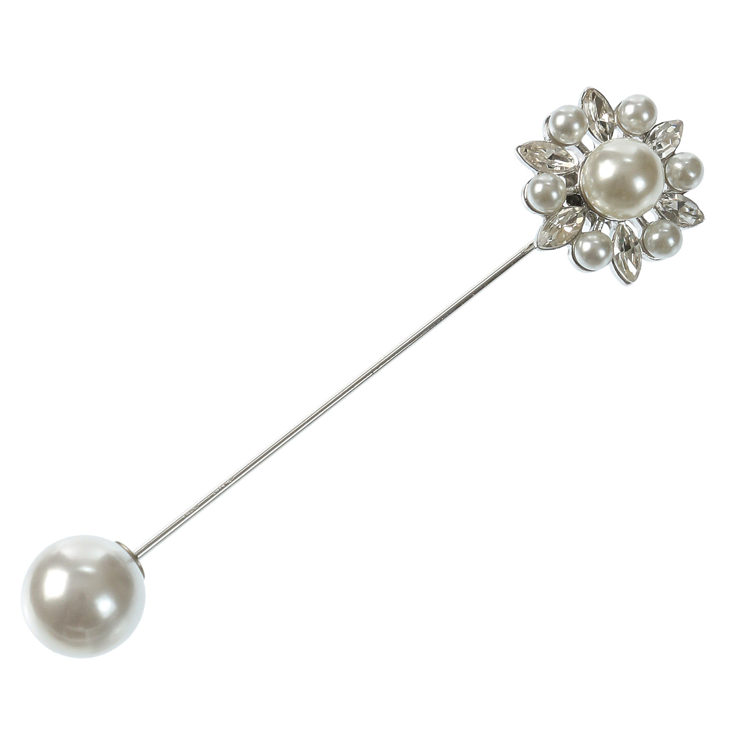 パールビジューハットピン