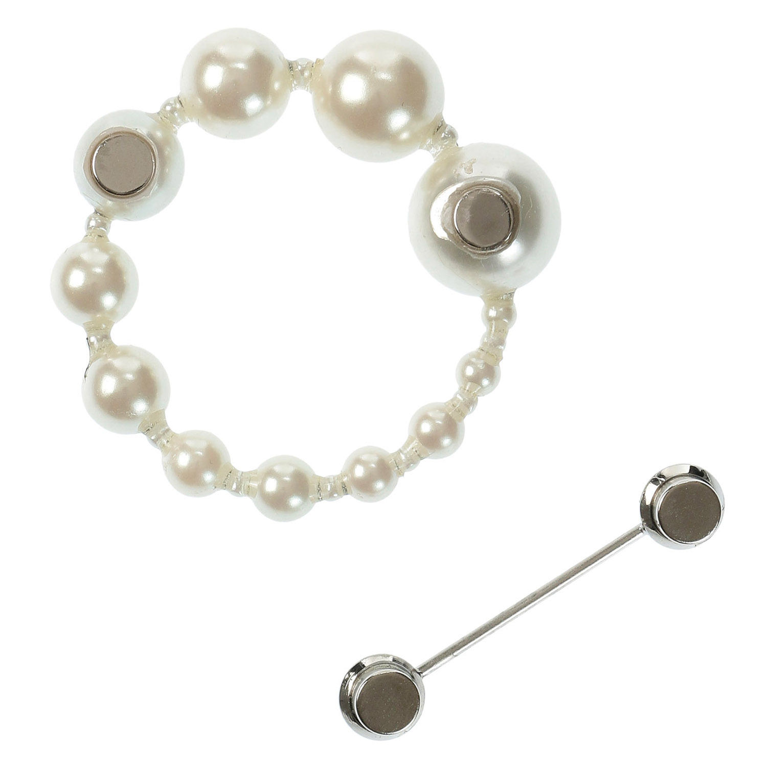 パールグラデーションマグネットブロ－チ - 画像2