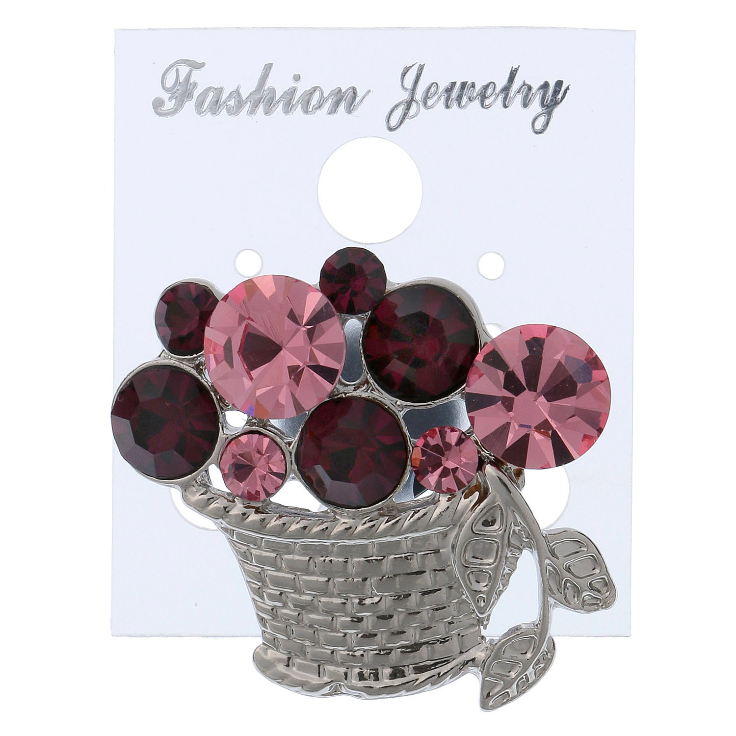 フラワーバスケットタックピン - 画像2