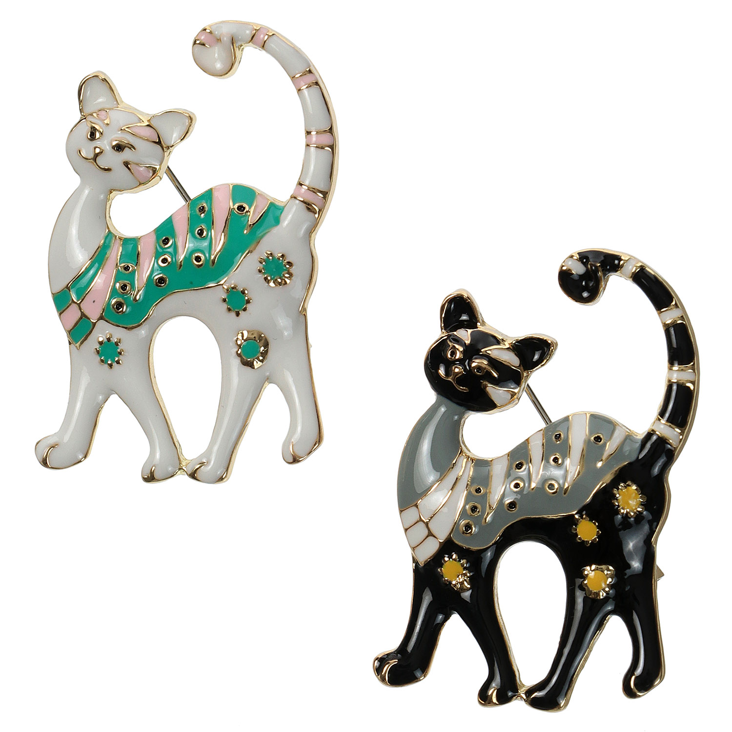 猫ブローチ - 画像1