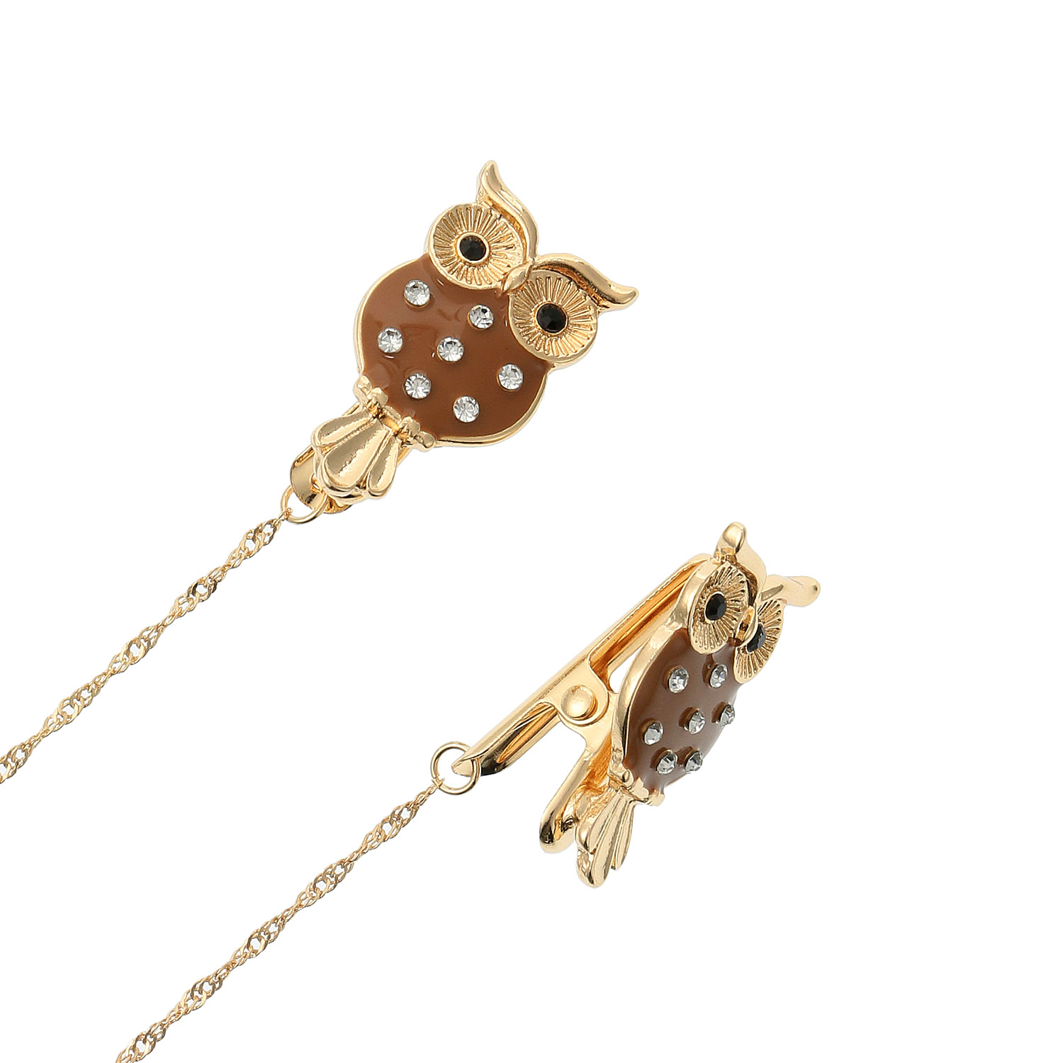 ふくろうモチーフハットクリップ - 画像3