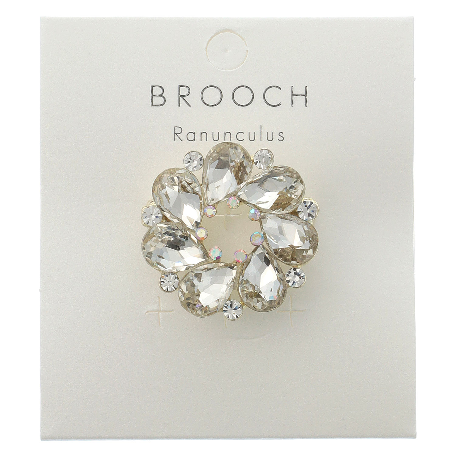 カラーフラワーリースブローチ - 画像2