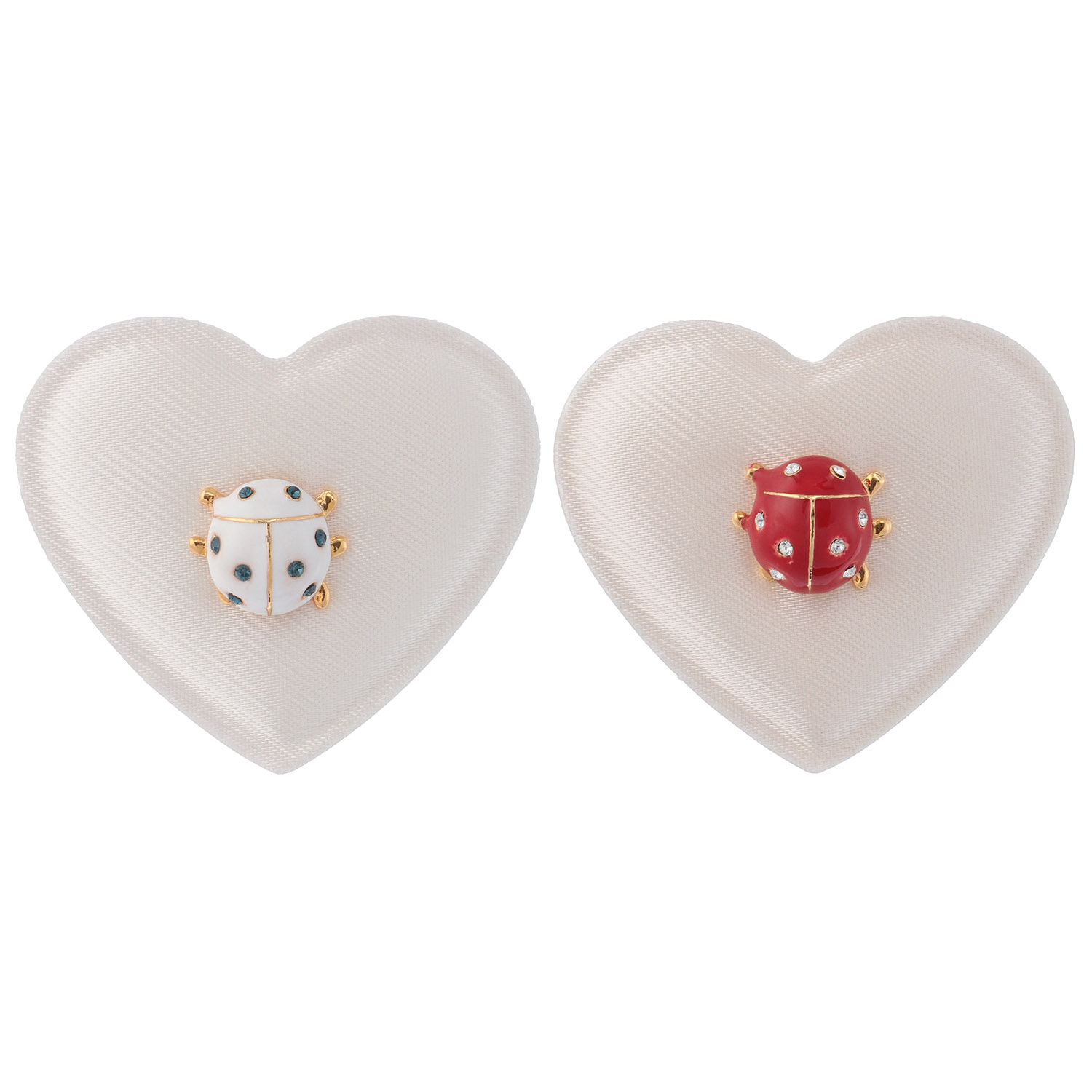 テントウ虫ピンブローチ