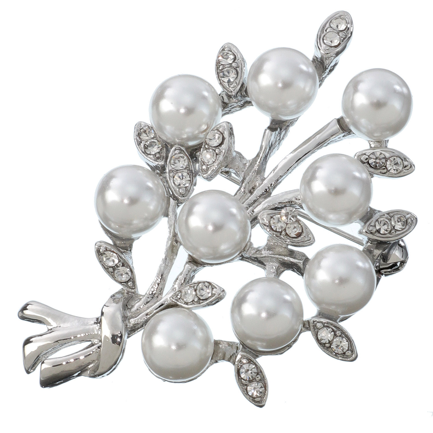 パール花束ブローチ - 画像1