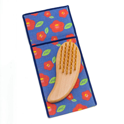 美麗椿 ミニブラシ 携帯袋付き - 画像3