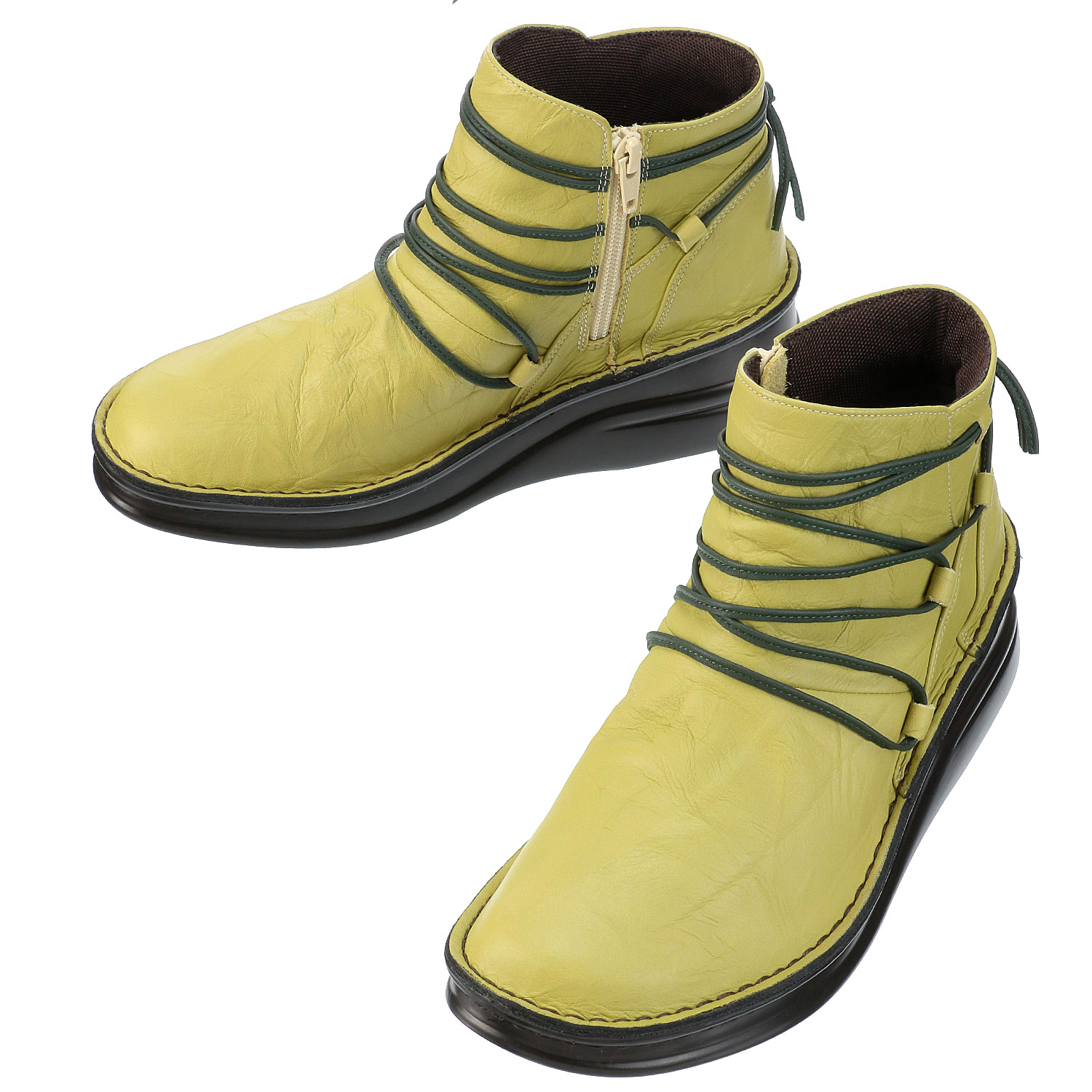 Puts レースアップ風ブーツ7037 - 画像3