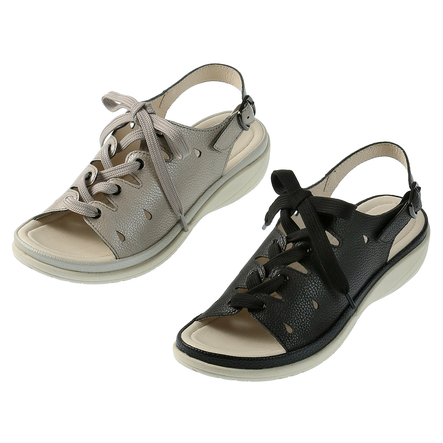 Dona Miss レースアップサンダル52－186－32 - 画像1