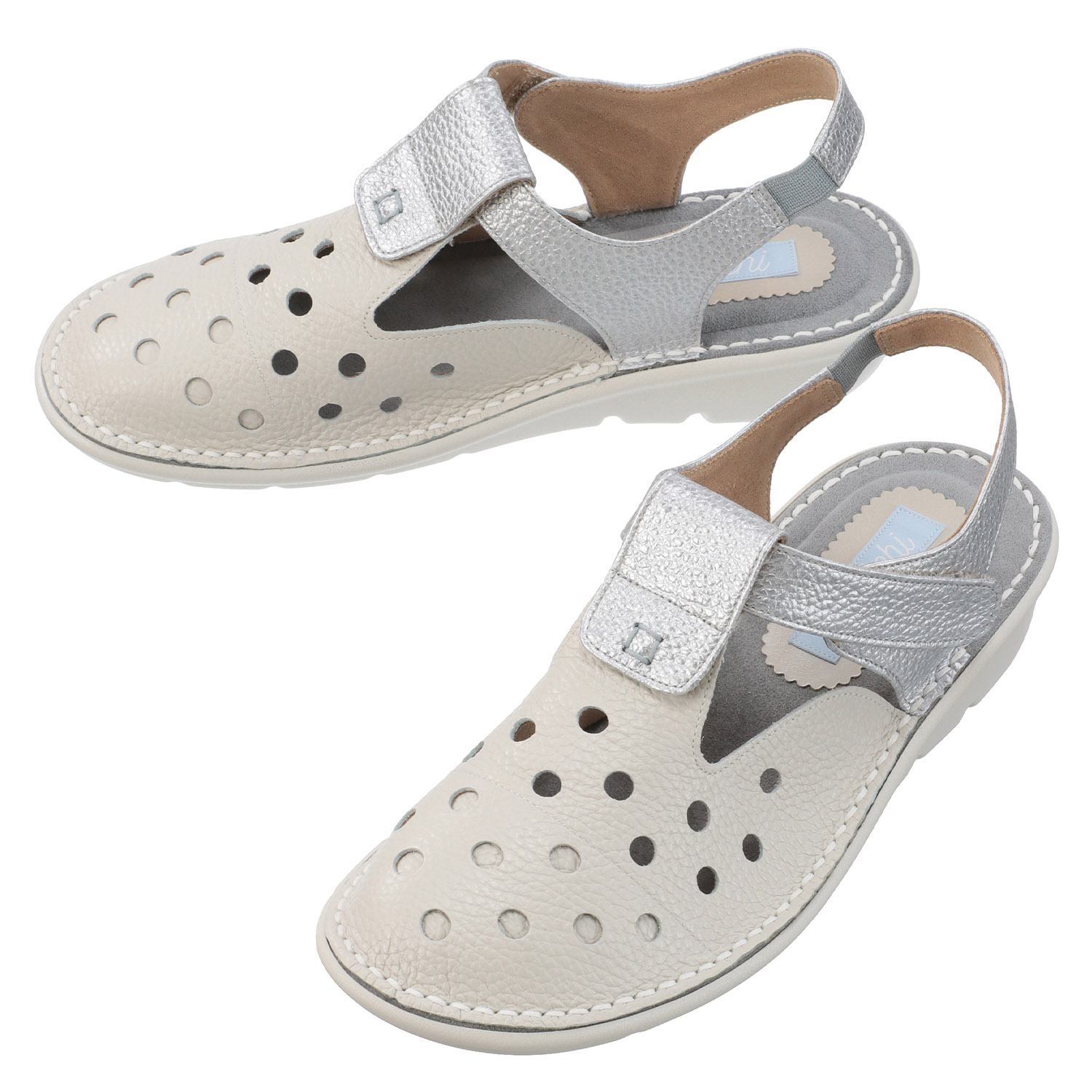 hatchi パンチングサンダル03－7447 - 画像2