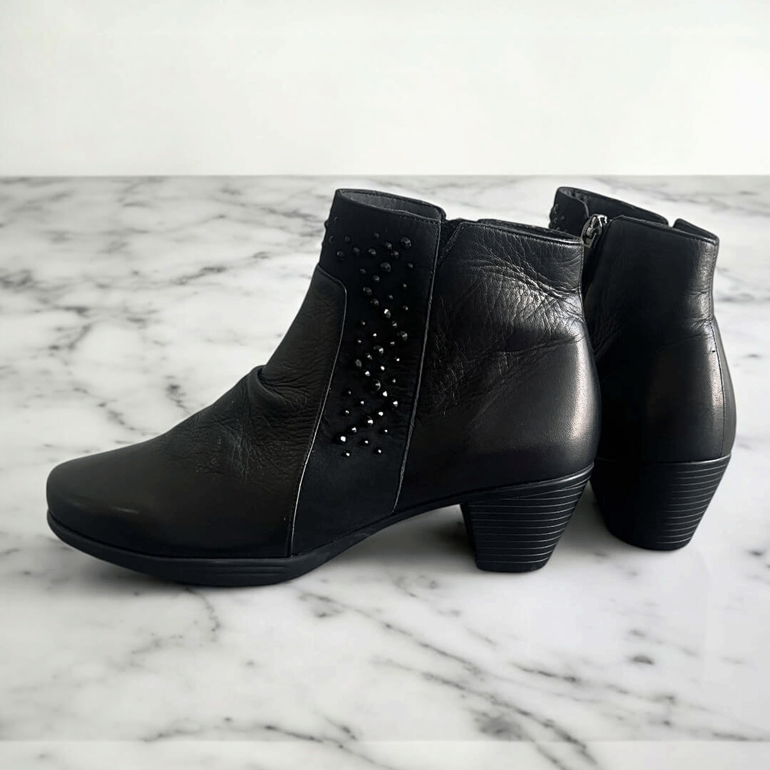 Monet ラインストーンブーツ 88982