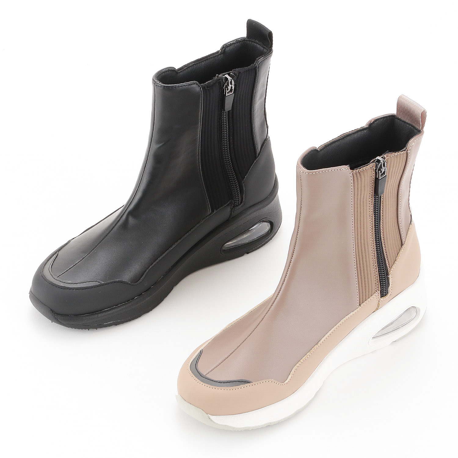 ELLE SPORT 防水仕様サイドゴア風ブーツESP12600