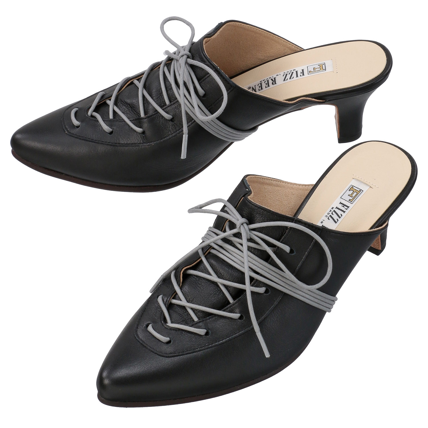 FIZZ REEN 編み上げミュール 1875 - 画像2