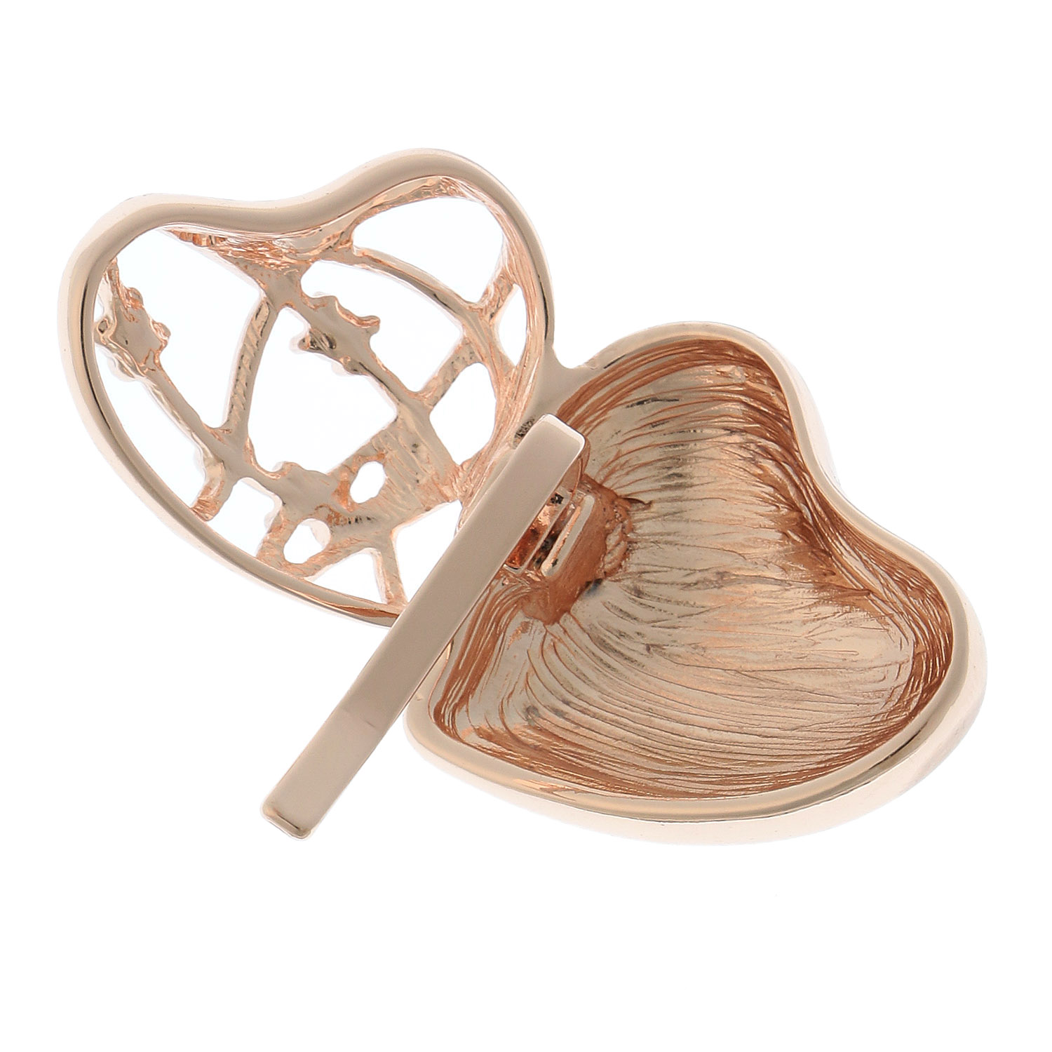 2連メタルハートヘアフック - 画像3