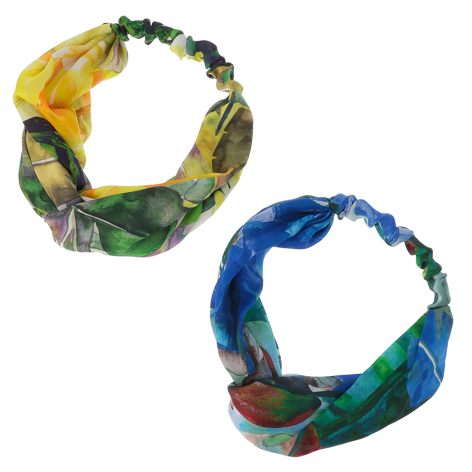 ボタニカル柄ターバン