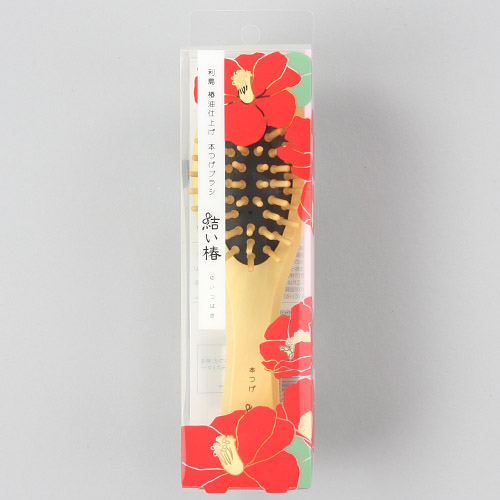 結い椿 本つげブラシ Sサイズ - 画像1