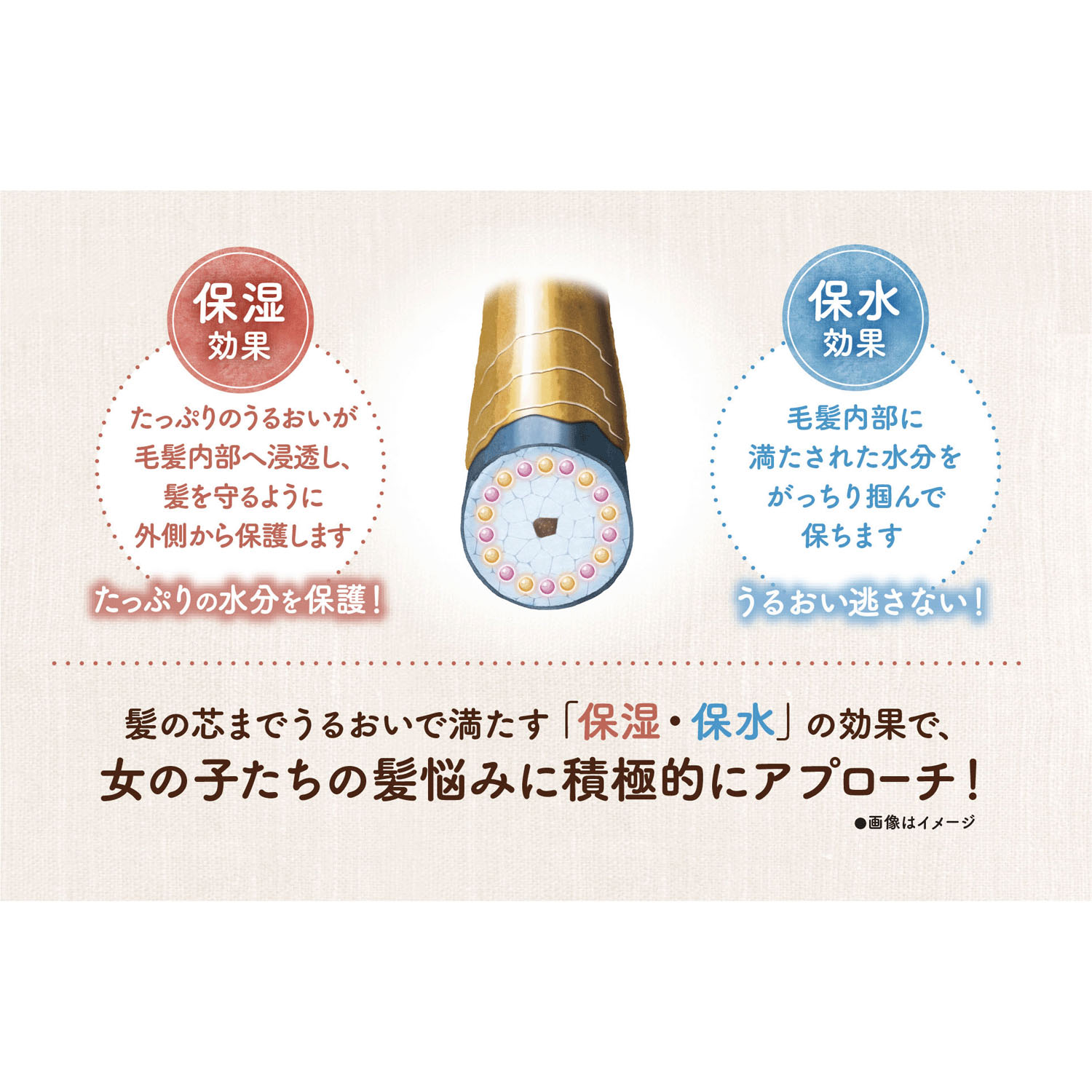 モモリしっとりまとまるヘアクリーム - 画像3