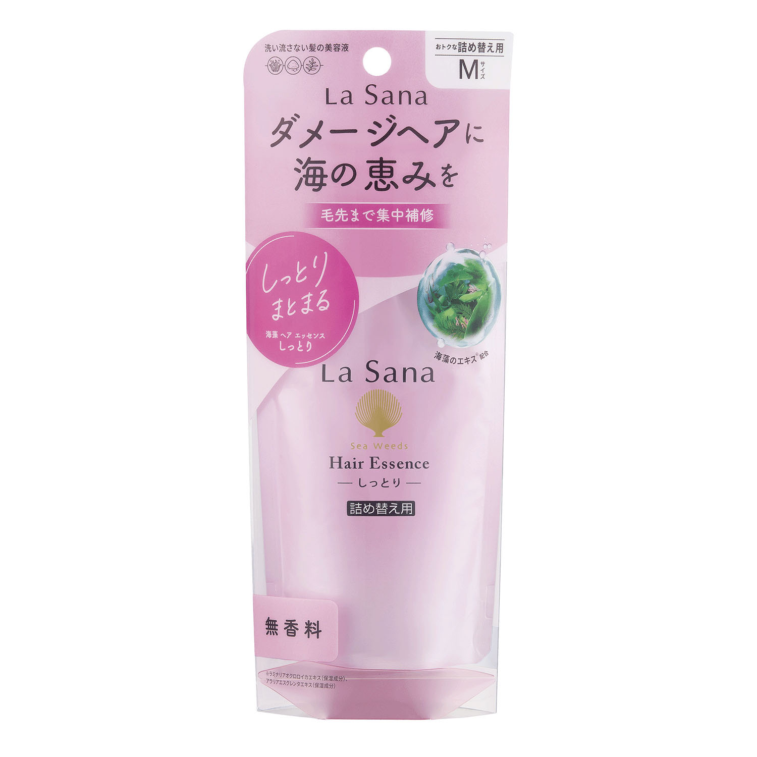 ラサーナ 海藻 ヘア エッセンス しっとり 詰替え用 70ml - 画像1