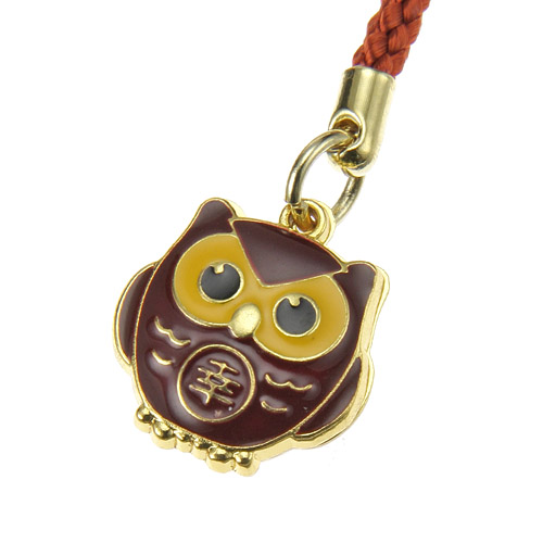 ☆福あわせ根付 フクロウ - 画像2