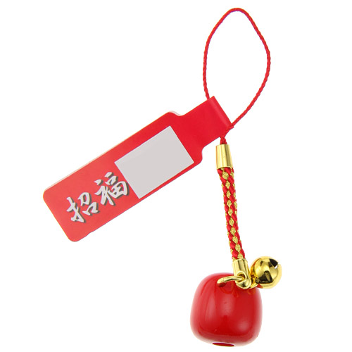 目出しだるま鈴根付 - 画像3