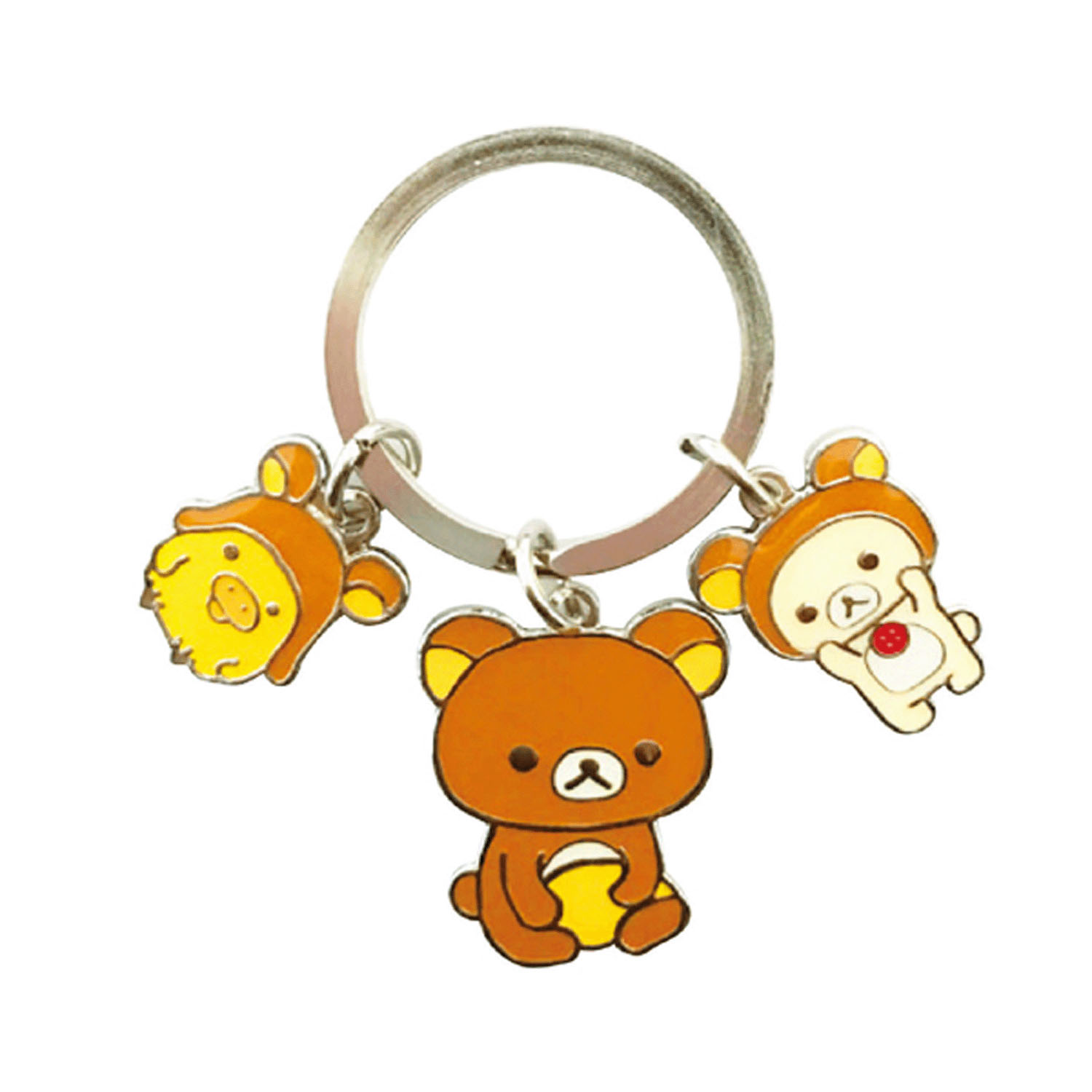 リラックマ 3連メタルキーホルダー