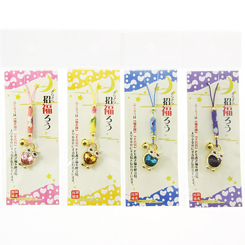 キラキラお腹のふくろう根付 - 画像4