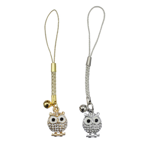 まるまる夫婦梟 根付 - 画像1