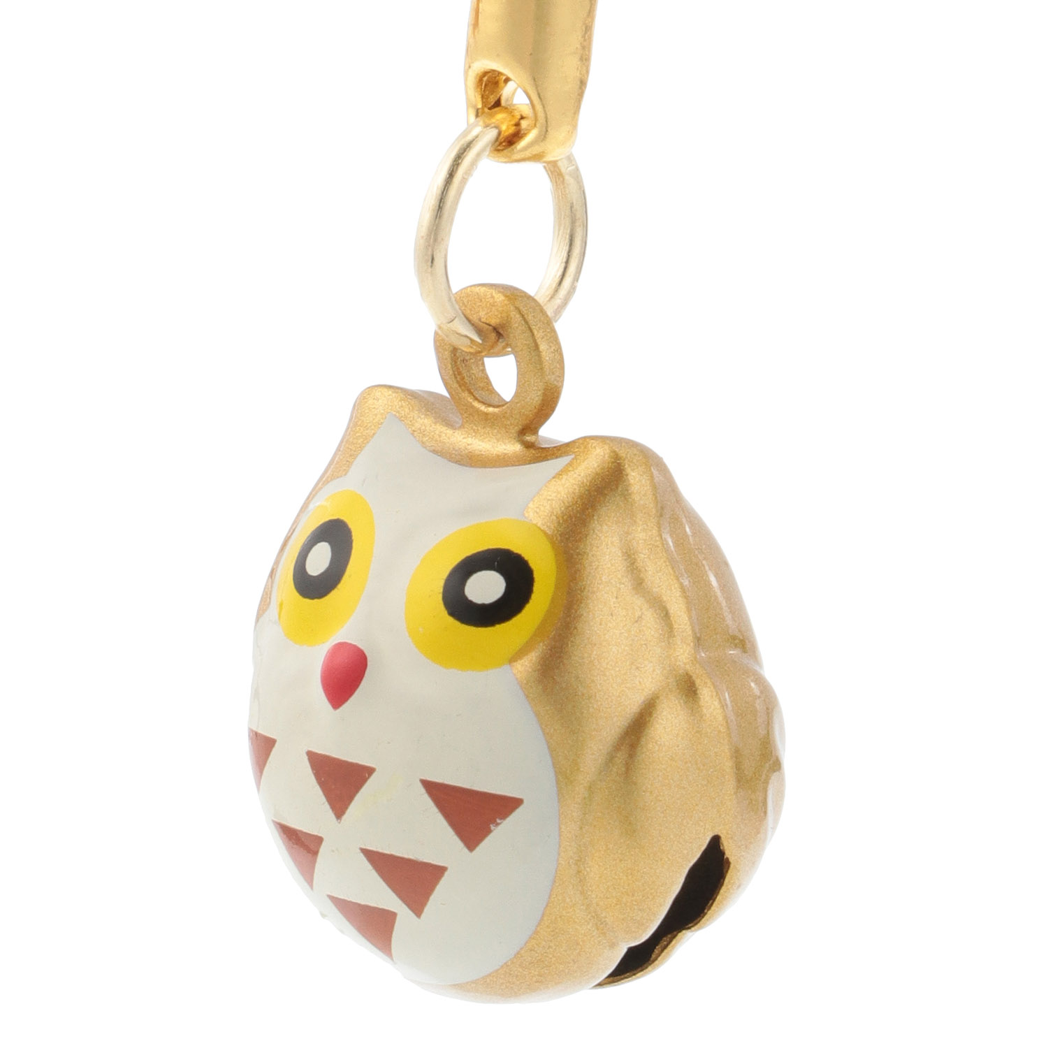 カラーふくろう鈴根付 台紙入り - 画像2