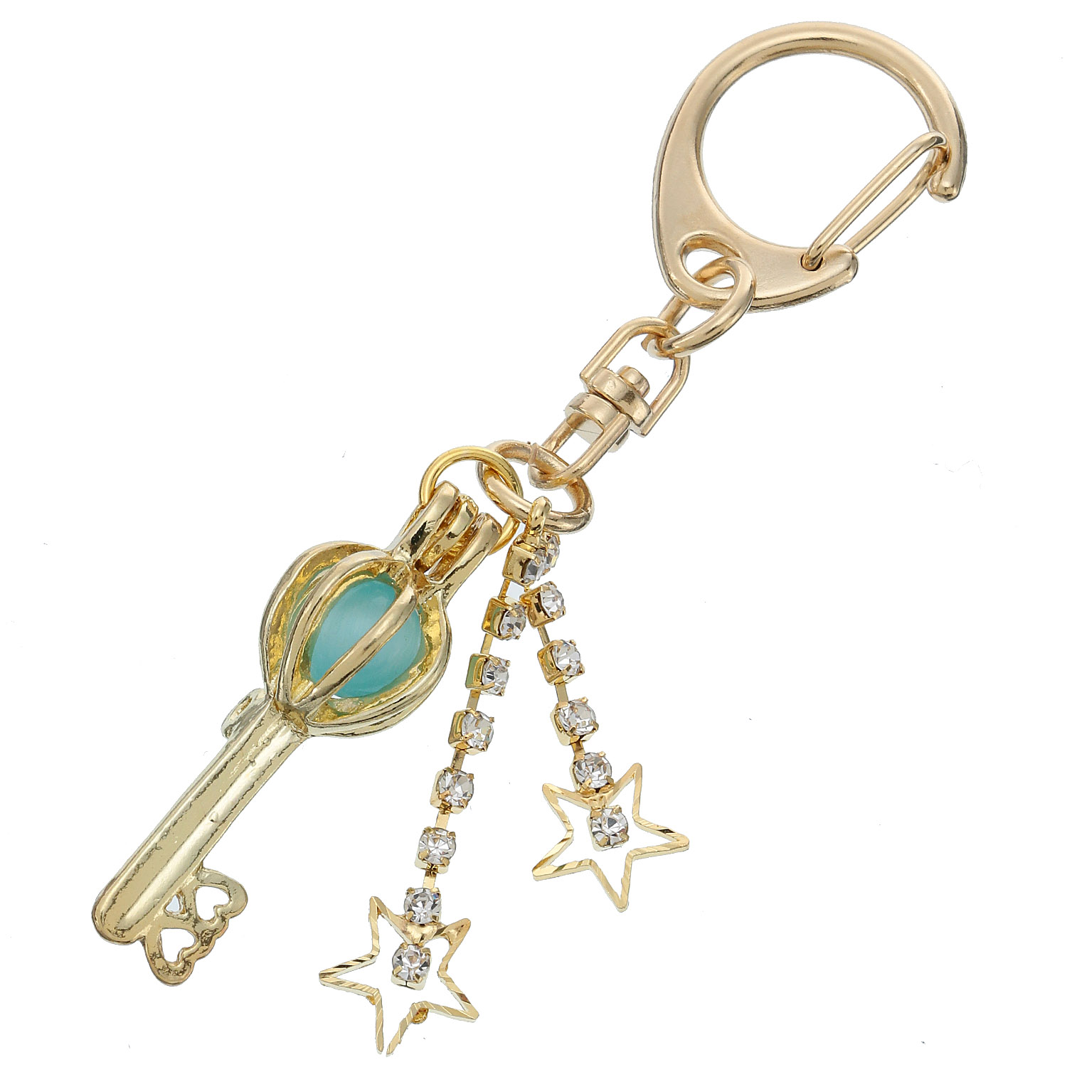 幸運の鍵流れ星キーホルダー - 画像3