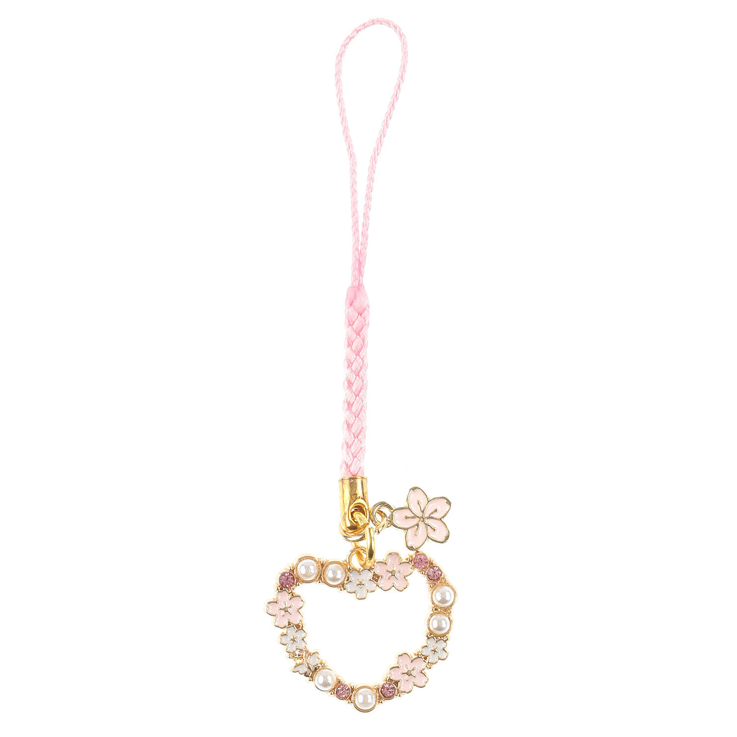 ハート桜リース根付 - 画像2