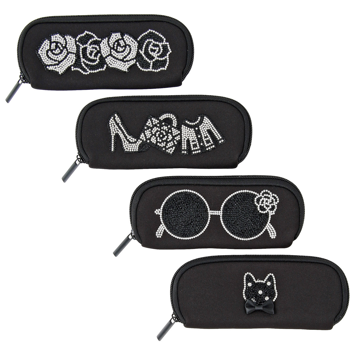 【00－04、07は完売終了】デコレーションソフト眼鏡ケース - 画像1