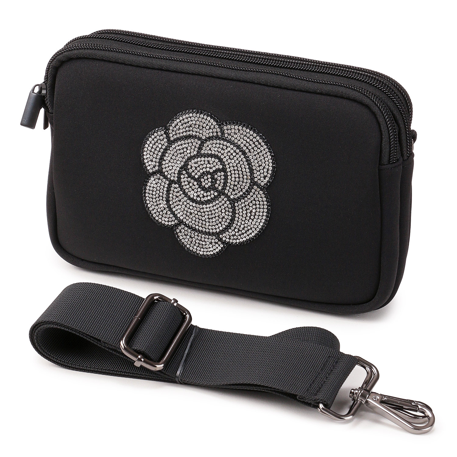 デコレーション3ファスナーポシェット - 画像6