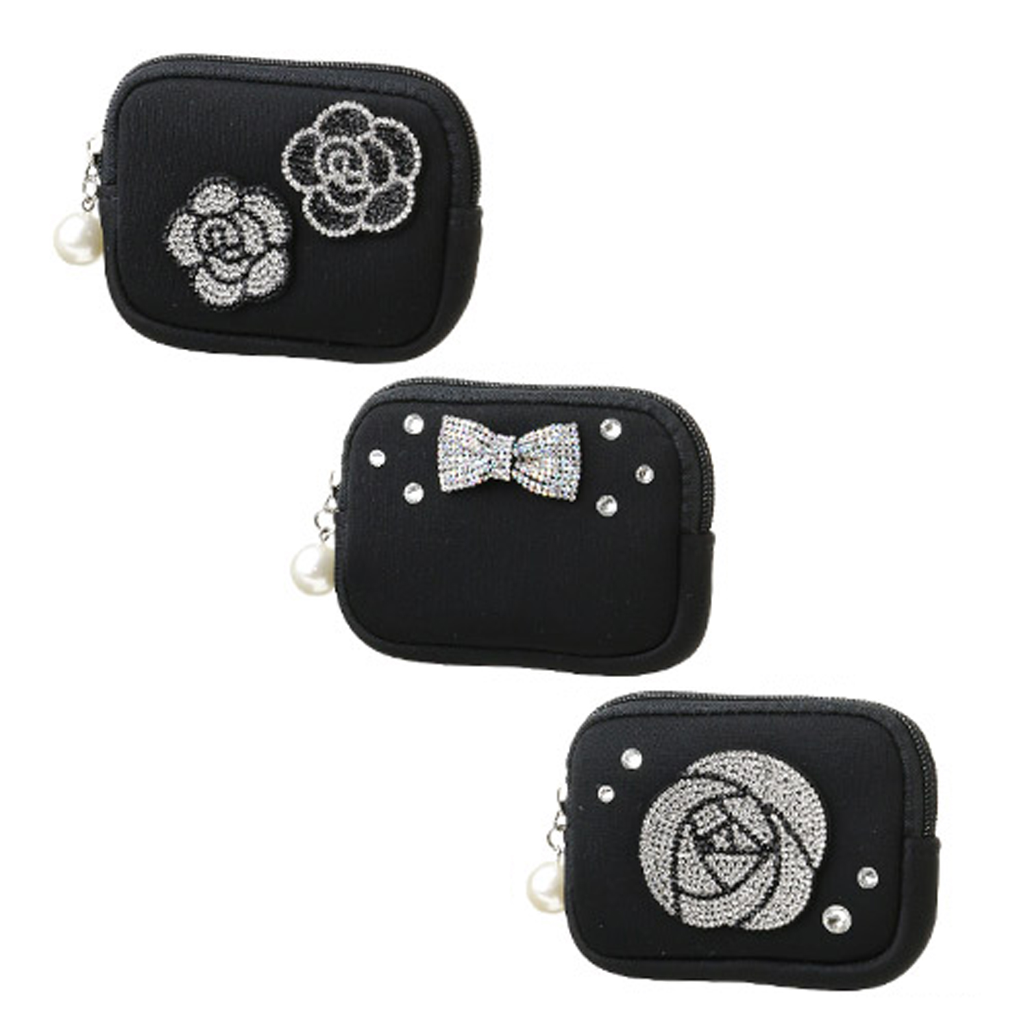 デコレーション薄型ミニポーチ - 画像1