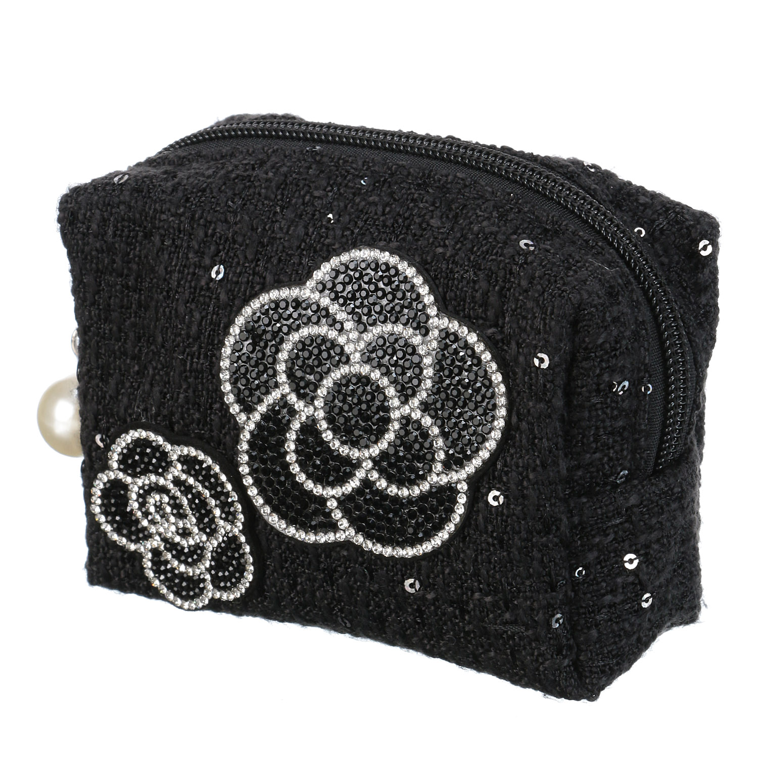 デコレーションツイードポーチM - 画像2