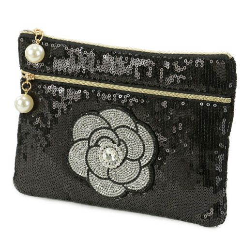 スパンコールWファスナーポ－チ - 画像6