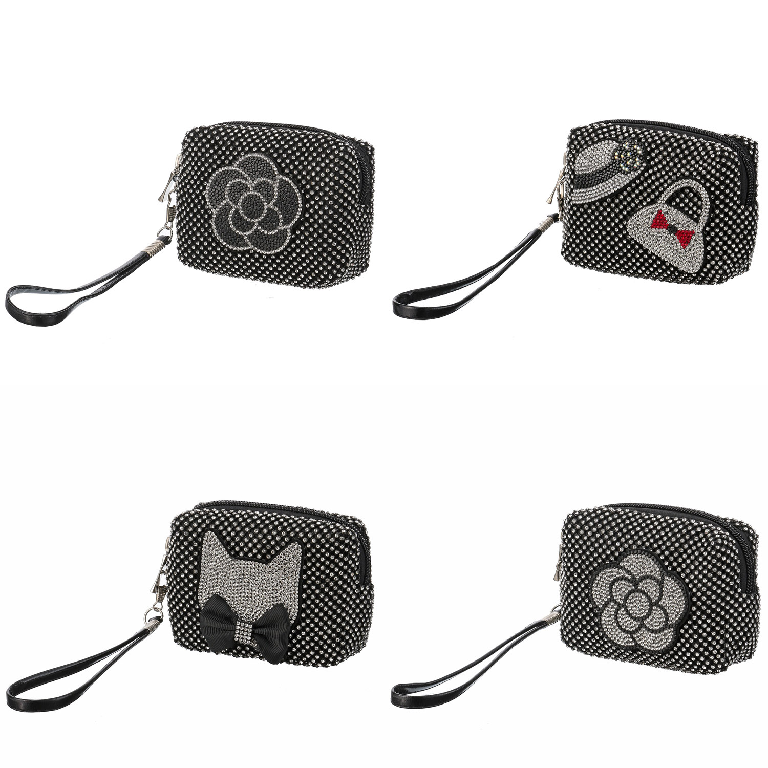 ラインストーン付きポーチ - 画像1