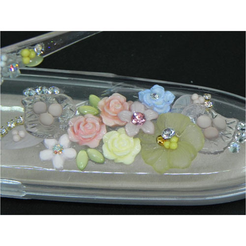 デコレーションリーディンググラス・バラ小花 - 画像3