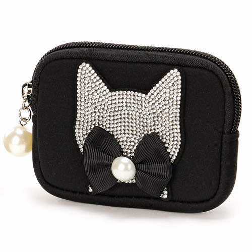 薄型ミニポーチ 猫 - 画像1