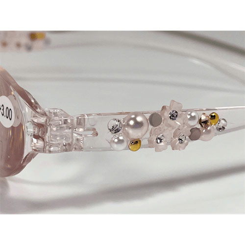 デコレーションリーディンググラス フラワー - 画像3