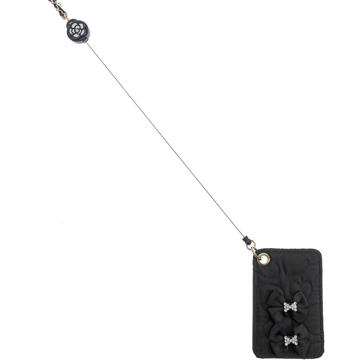 デコレーション ハート柄キルティングパスケース - 画像5