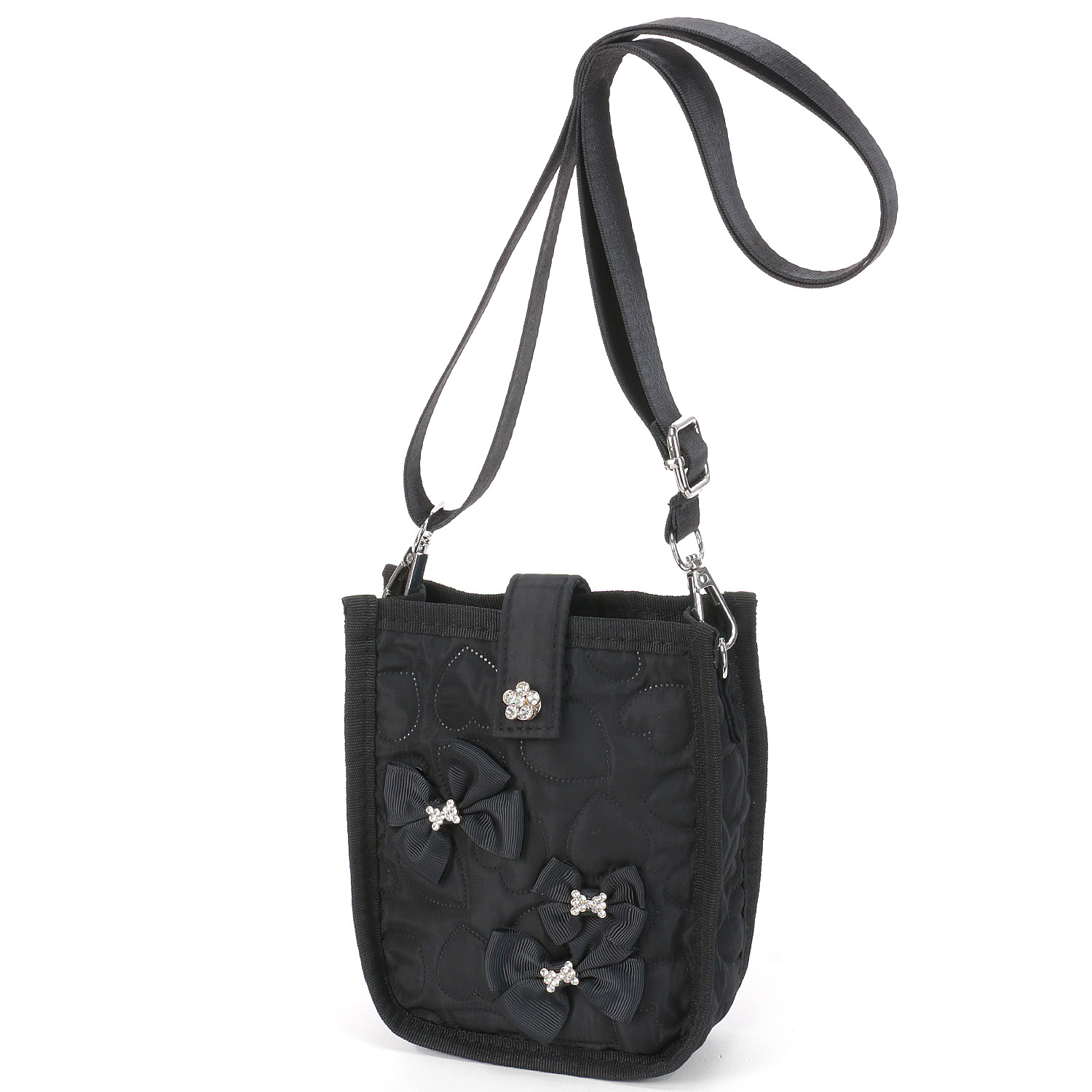 デコレーション ハート柄キルティングポシェット - 画像6