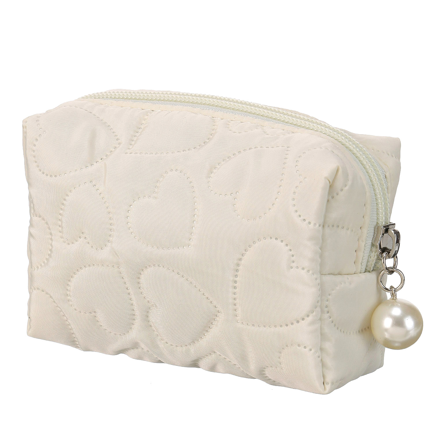 デコレーション ハート柄キルティングポーチ - 画像3